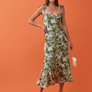 Reformation Nikita Dress Sleeveless Tropical - Size 2